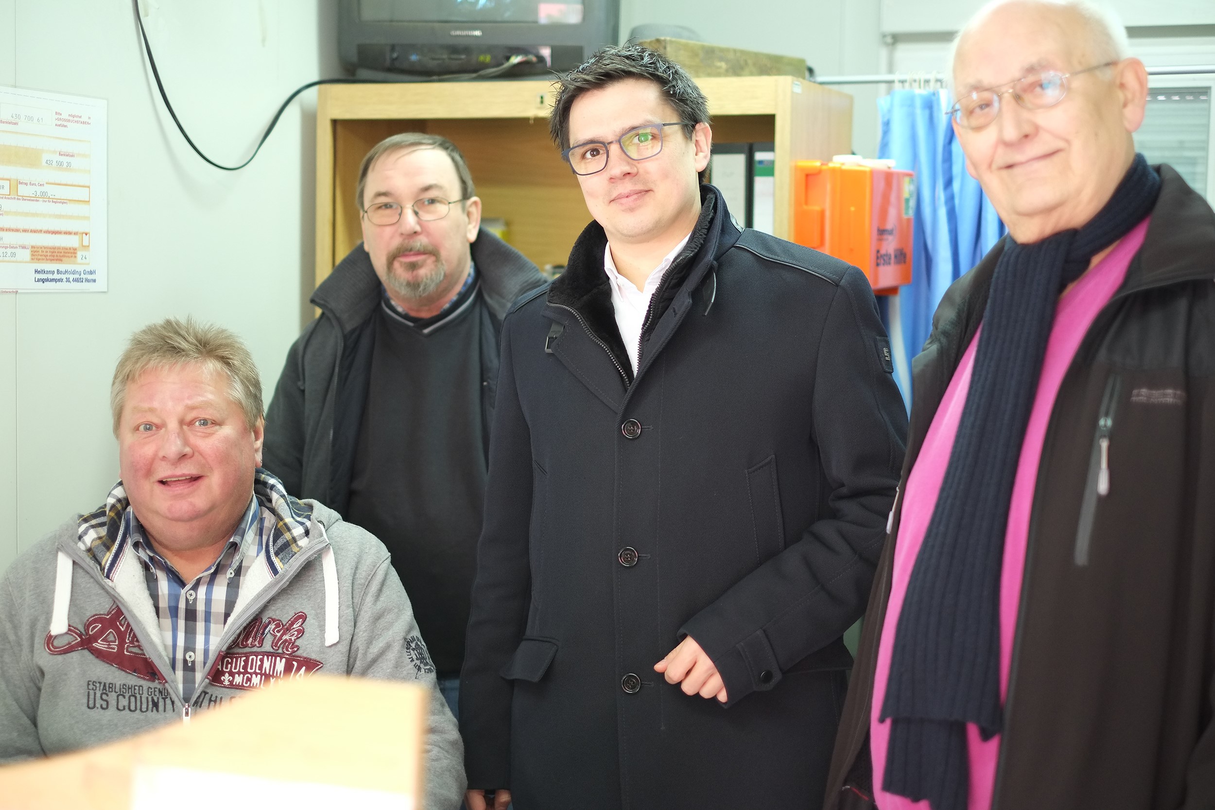 Alexander Vogt Besucht Herner Tafel Alexander Vogt